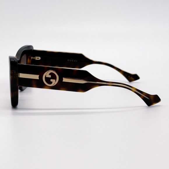 NEW GUCCI GG1552S 002 HAVANA GREY BUTTERFLY WOMEN  SUNGLASSES GUCCI - Picture 6 of 11